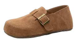 Style 50008 women's suede clog by SHI JI FOOTWEAR, style 50008