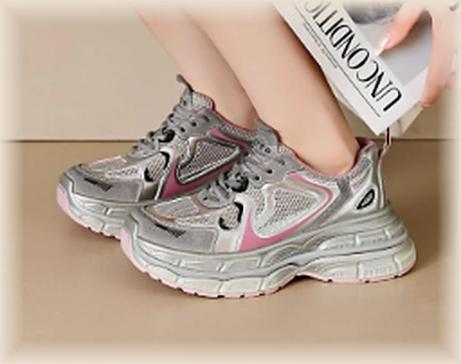 Style HS1818 women's sneaker by SHI JI FOOTWEAR, style HS1818